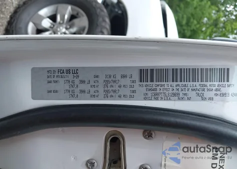 2020 Ram 1500 Classic Slt 4X4 6'4 Box from USA, damaged, VIN 1C6RR7TT5LS129699